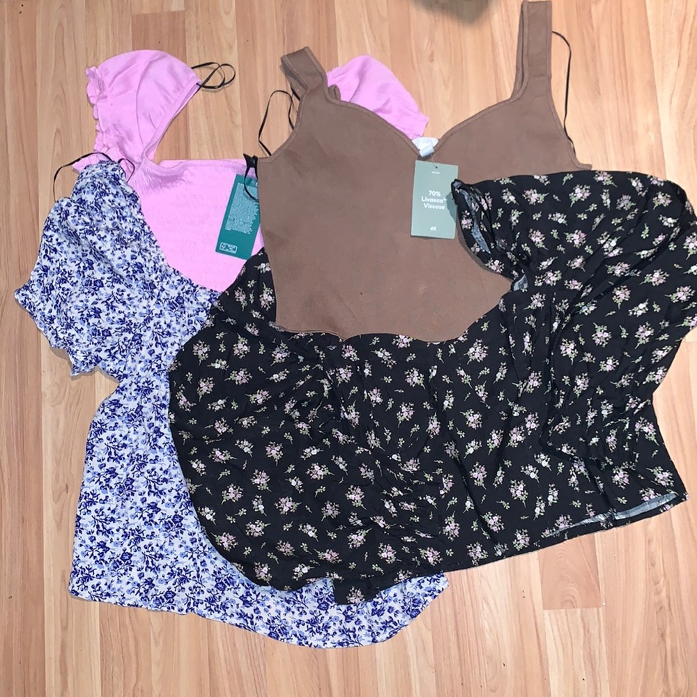 Bundle of 4 size Large H&M tops